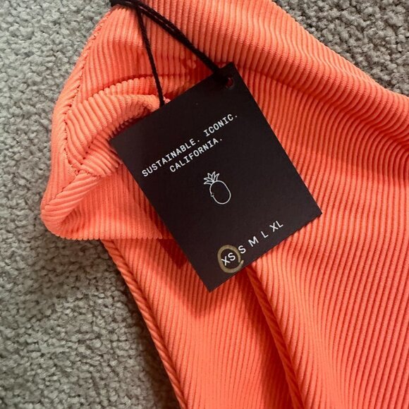 Skatie 'Melly' Bikini Bottom in GUAVA - Picture 11 of 12